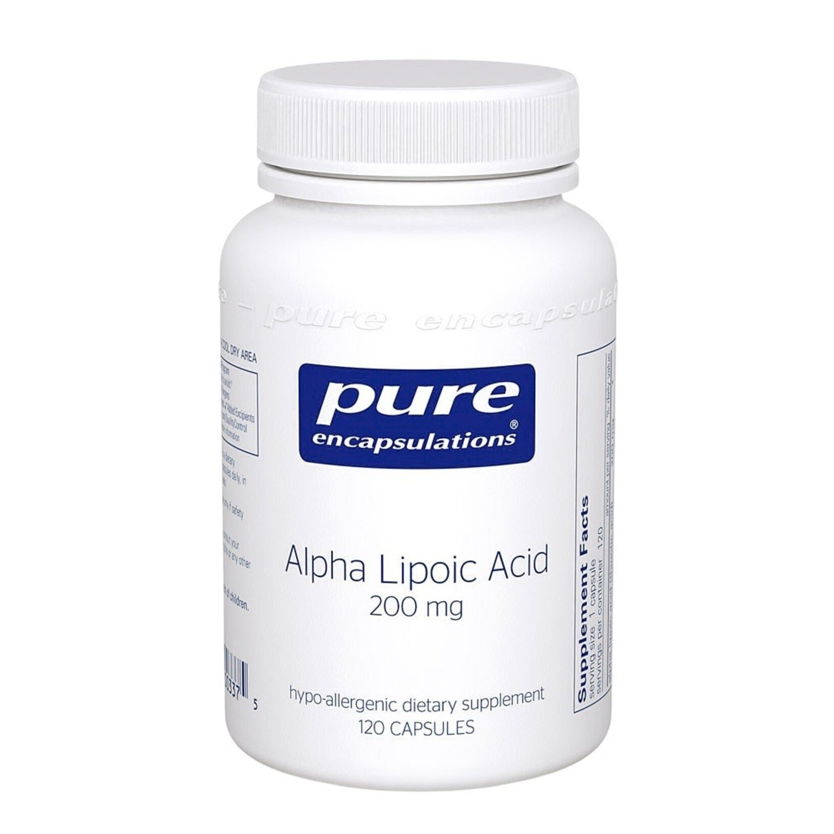 Pure Encapsulations Alpha Lipoic Acid 200mg 120c Pure Encapsulations *sale*