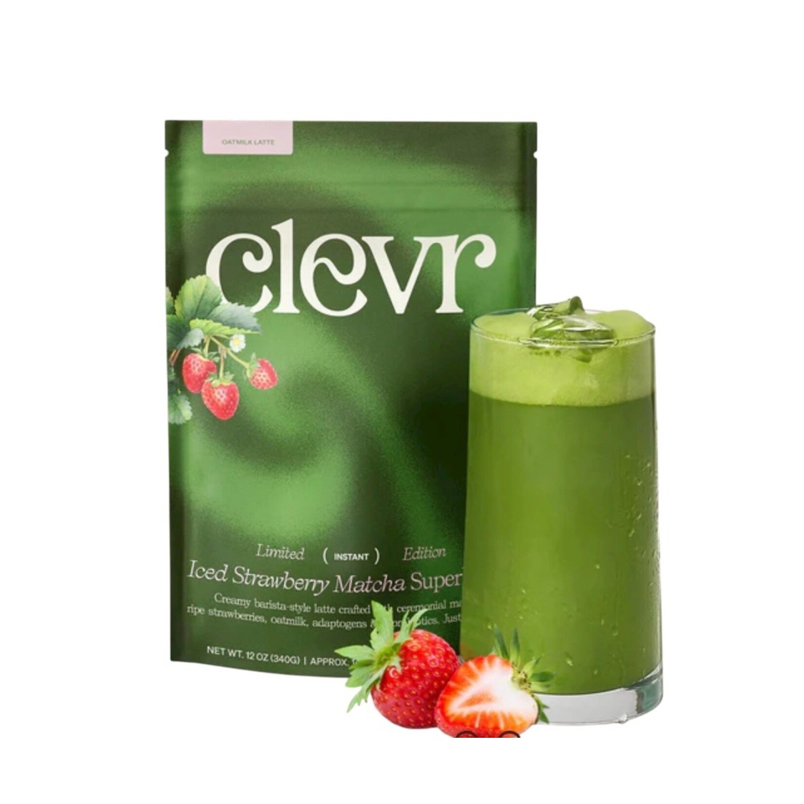 Clevr Clevr Iced Strawberry Matcha SuperLatte *sale*