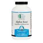 Ortho Molecular Products Alpha Base Caps w/o Iron 240c Ortho Molecular Products