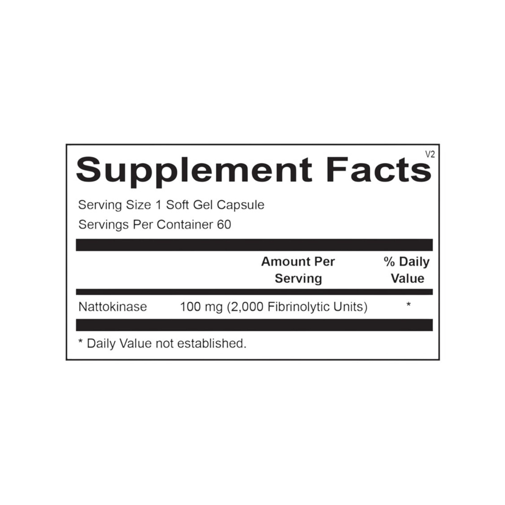 Ortho Molecular Products Nattokinase 100 mg Ortho Molecular