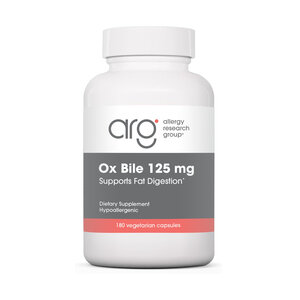 Allergy Research Group Ox Bile 125mg 180c Allergy Research Group