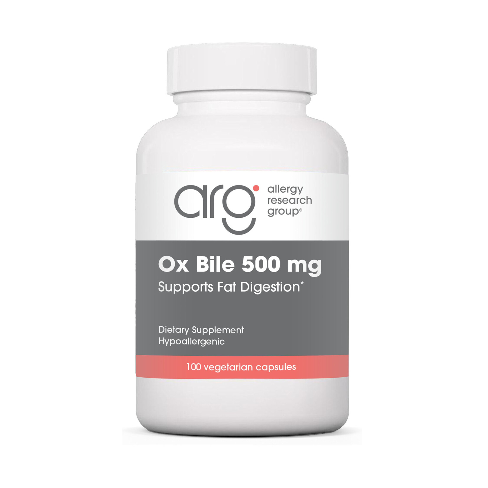 Allergy Research Group Ox Bile 500mg 100c Allergy Research Group