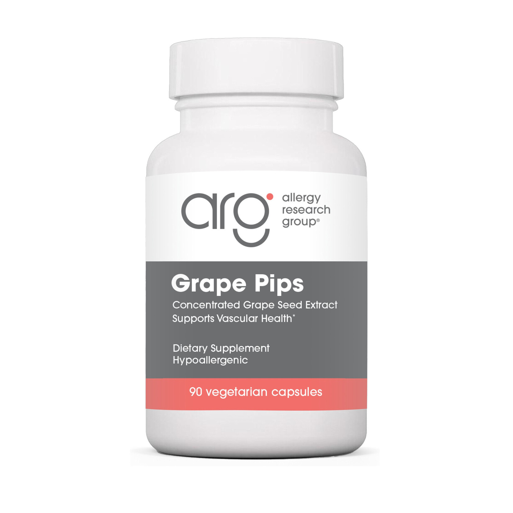Allergy Research Group Grape Pips Proanthocyanidins 300mg 90c Allergy Research Group