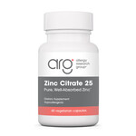 Allergy Research Group Zinc Citrate 25mg 60c Allergy Research Group