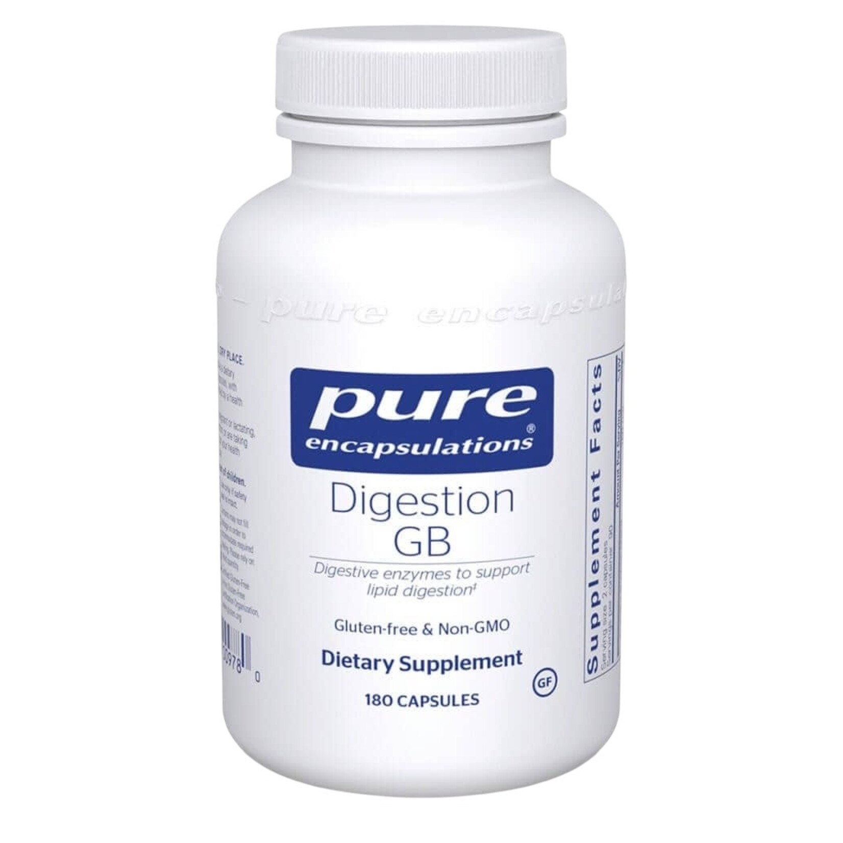 Pure Encapsulations Digestion GB 180c Pure Encapsulations *sale*