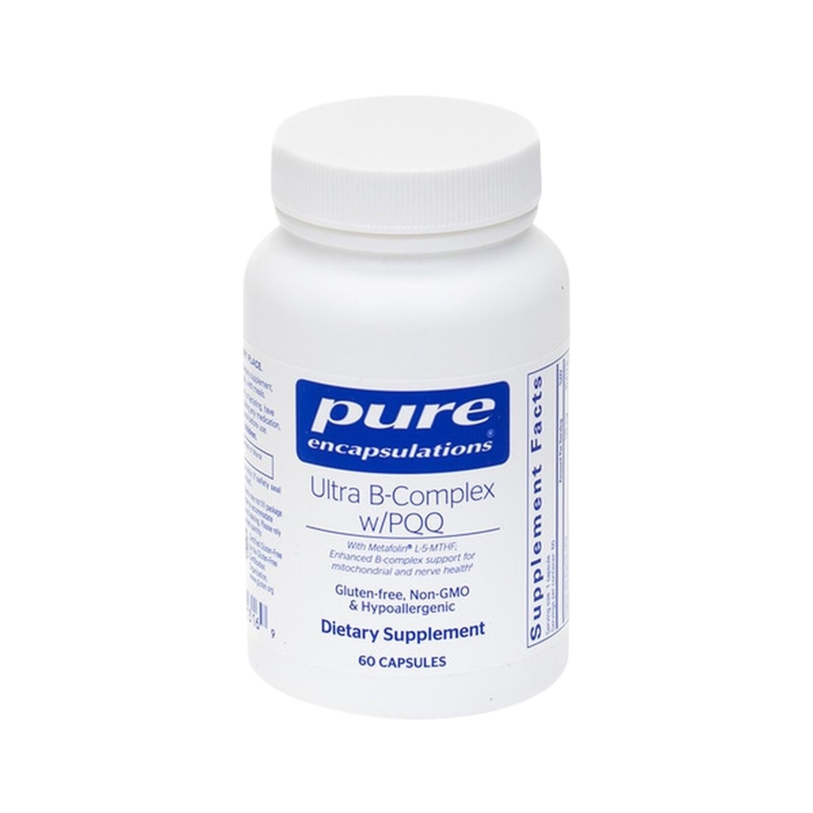 Pure Encapsulations Ultra B-Complex w/ PQQ 60c Pure Encapsulations *sale*