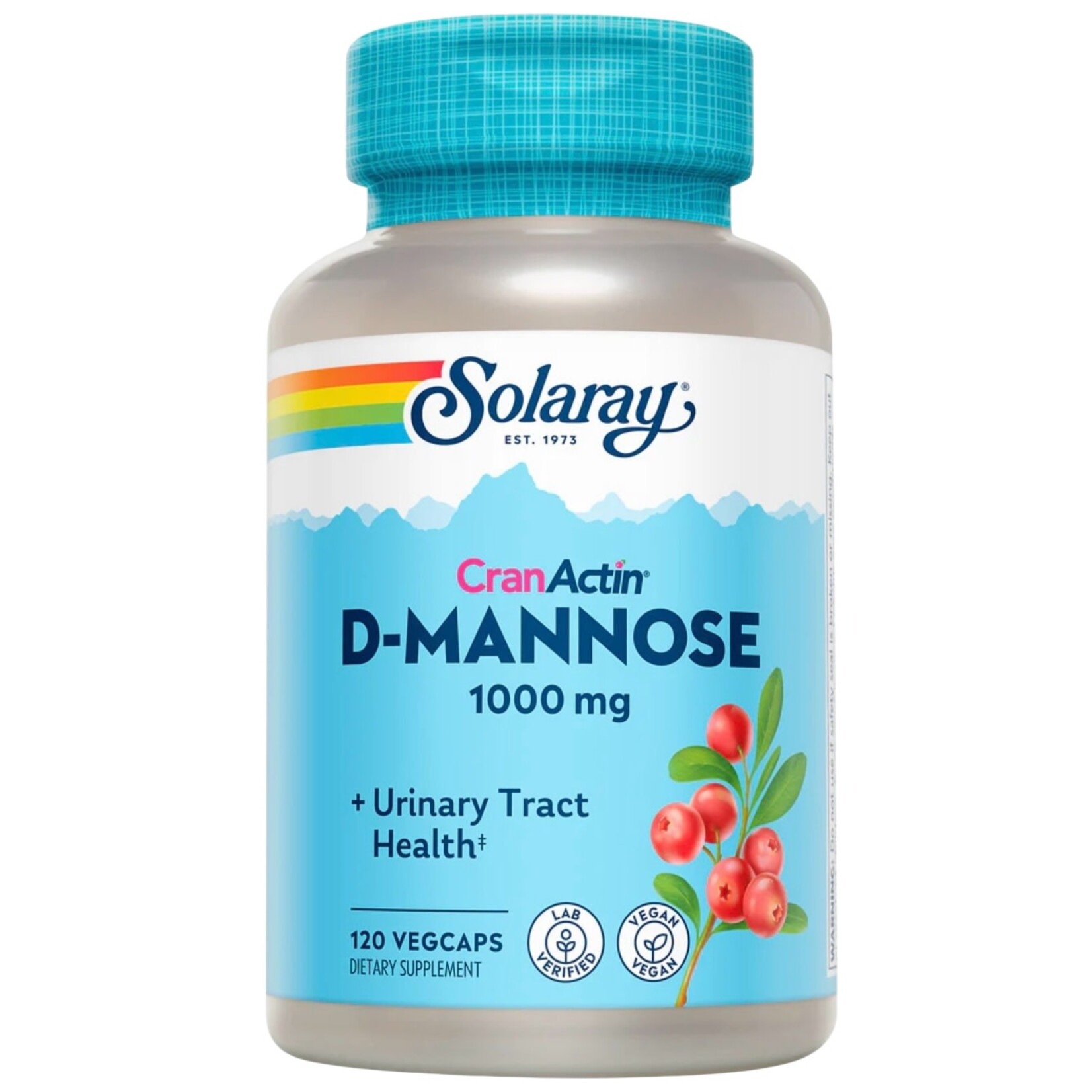 Solaray D-Mannose with CranActin 120c Solaray