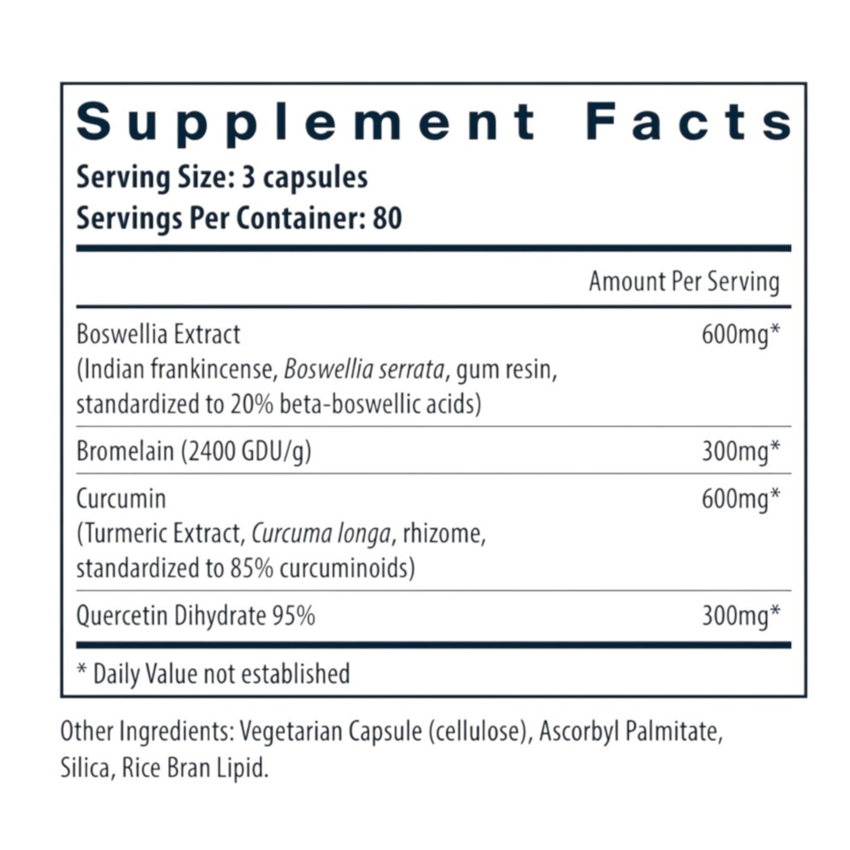 Vital Nutrients BCQ 240c Vital Nutrients