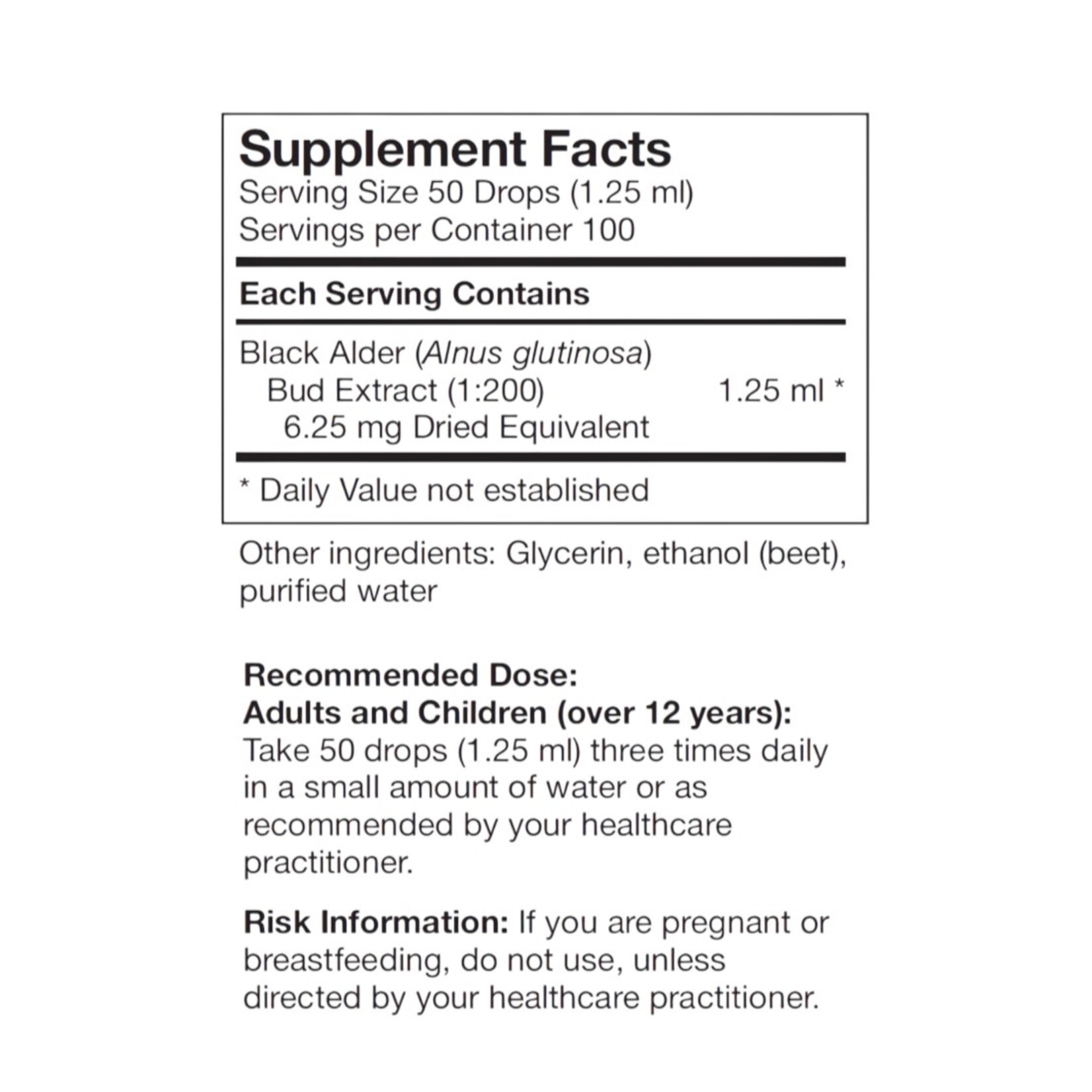 Seroyal USA Alnus glutinosa 125ml Seroyal