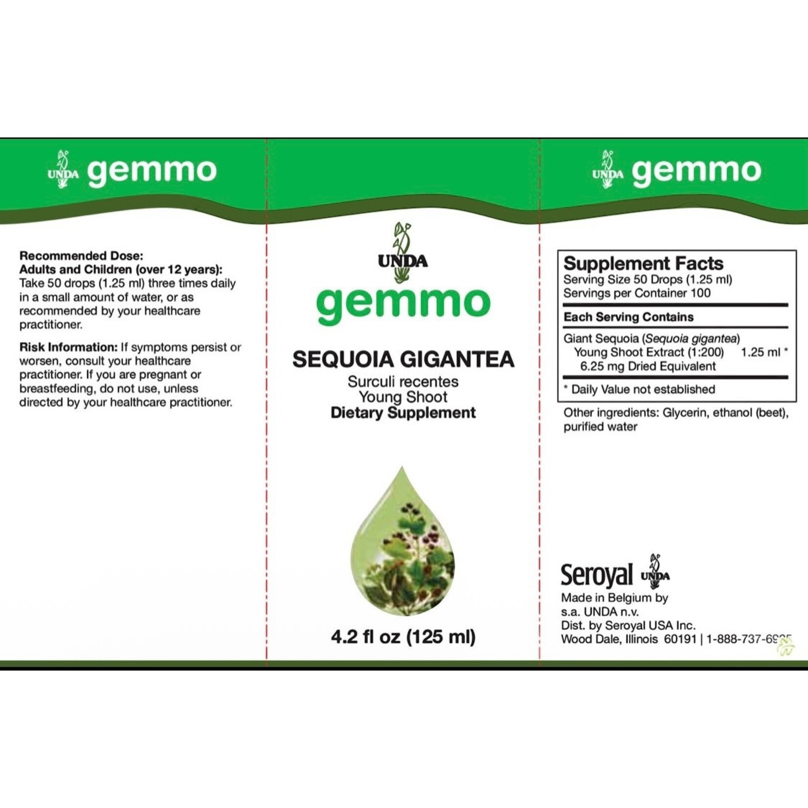 Seroyal USA Sequoia Gigantea 125ml Seroyal