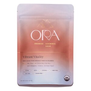 Ora Cacao Vibrant Vitality Cacao - Organic Ceremonial Chocolate 8oz Ora Cacao