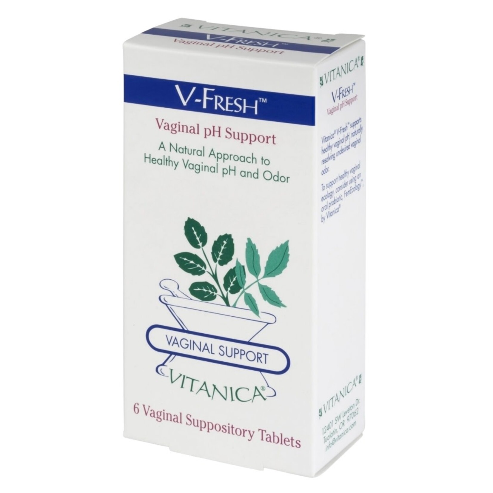 Vitanica V-Fresh Suppositories 6c Vitanica