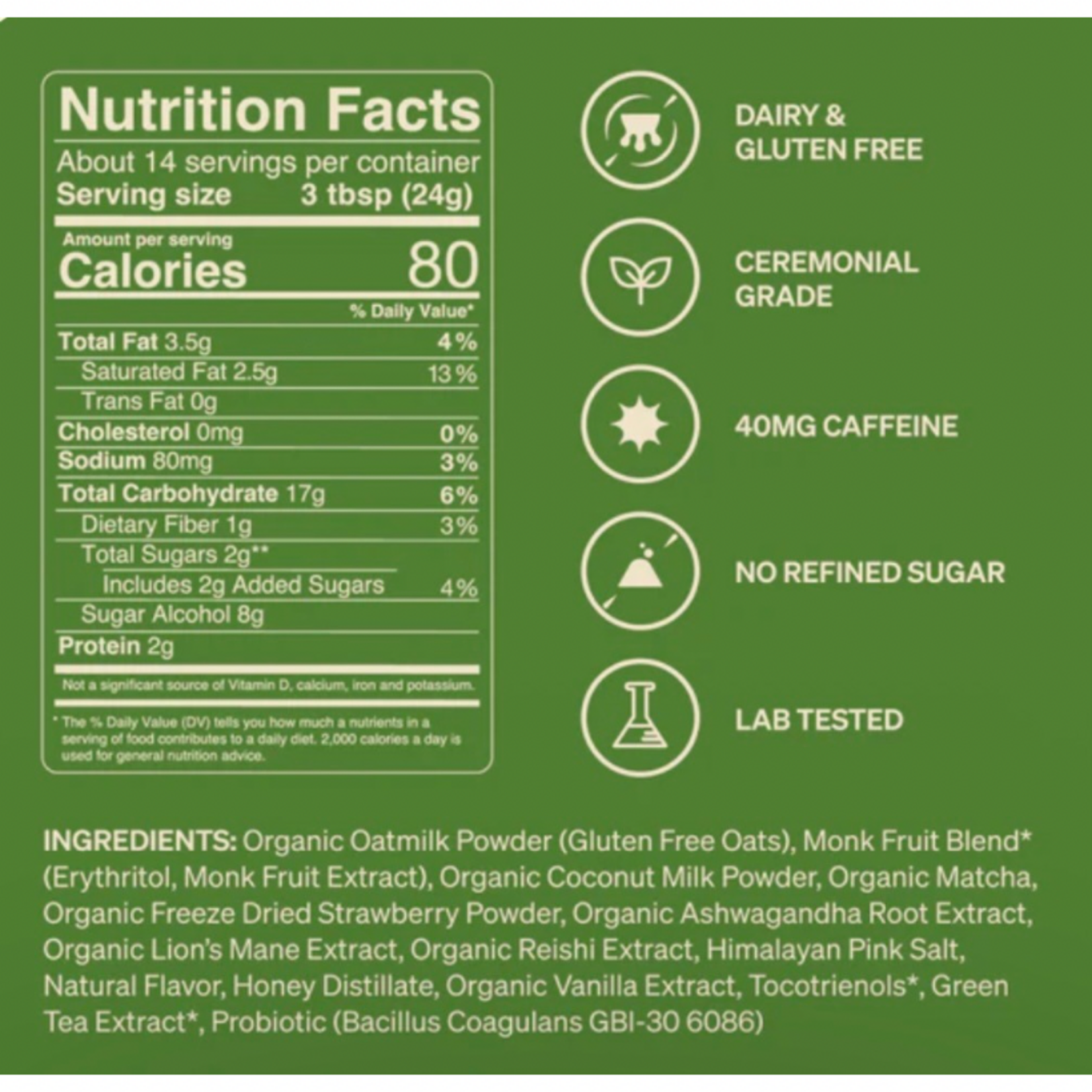 Clevr Clevr Iced Strawberry Matcha SuperLatte *sale*