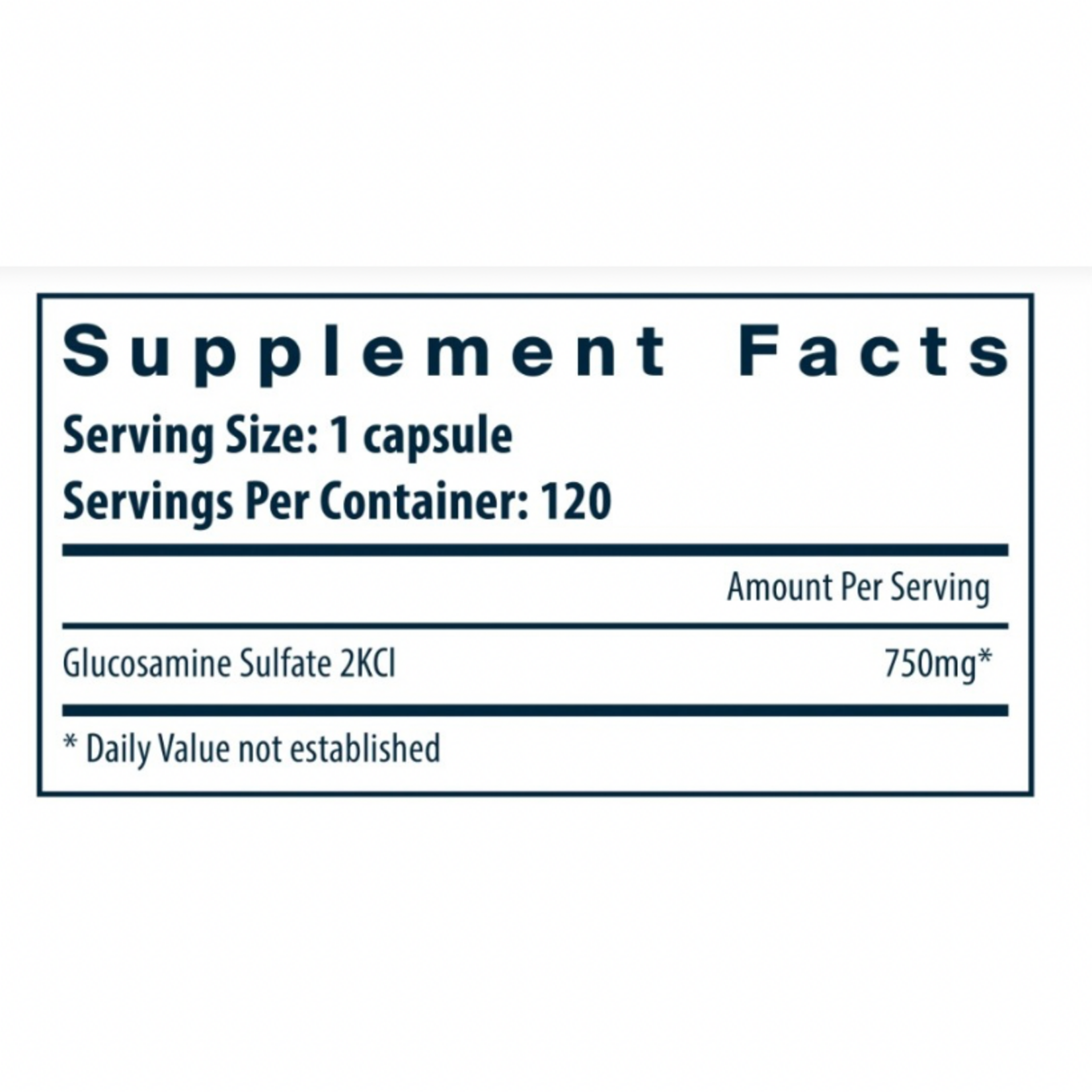 Vital Nutrients Glucosamine Sulfate Veg 750mg 120c Vital Nutrients *sale*