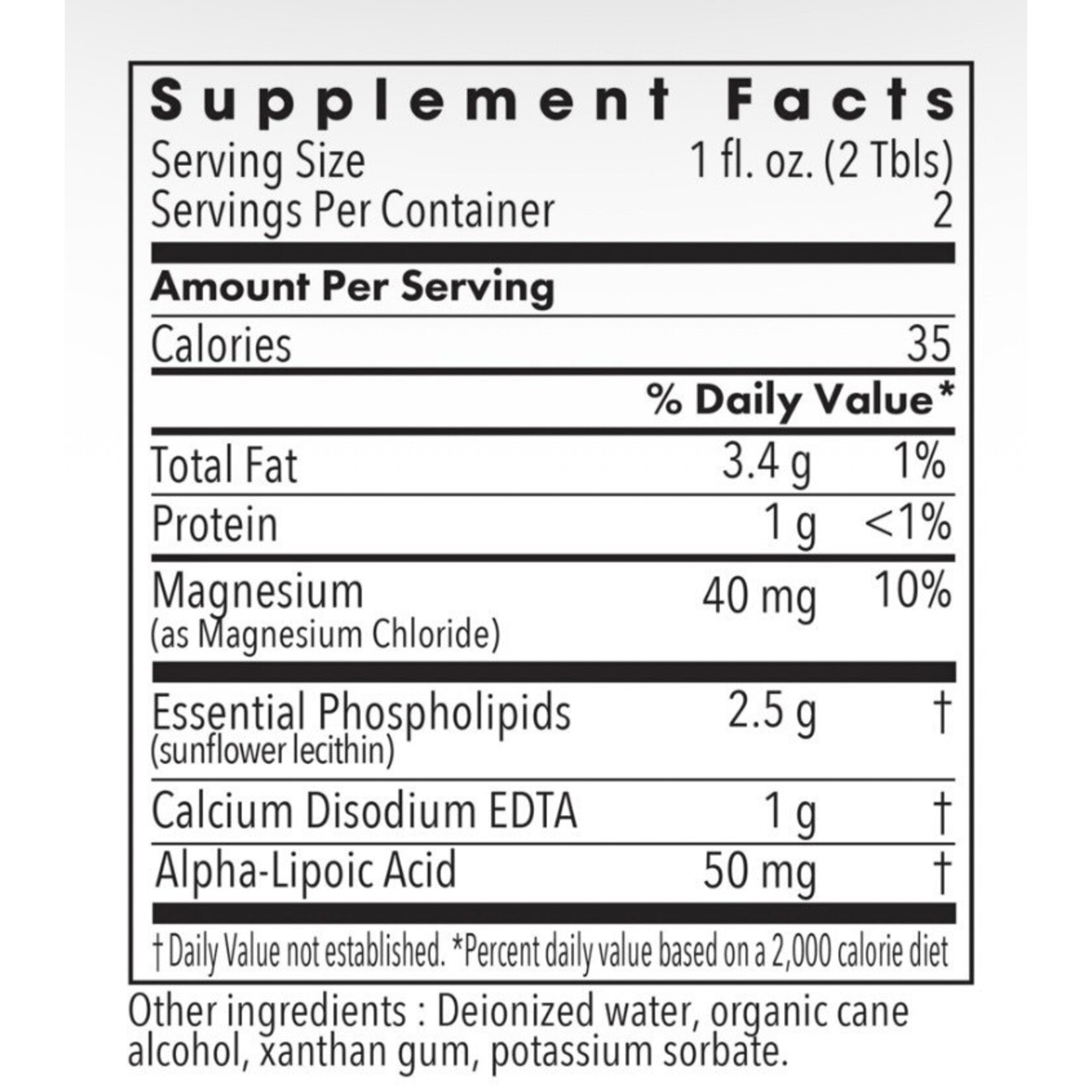 Allergy Research Group LipoPhos EDTA 2 fl oz Allergy Research Group *sale*