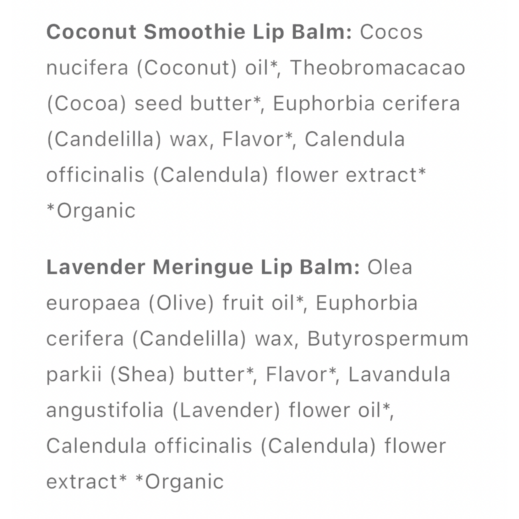 Multi Flavor Quadruplets Lip balm  Earth Mama *sale*