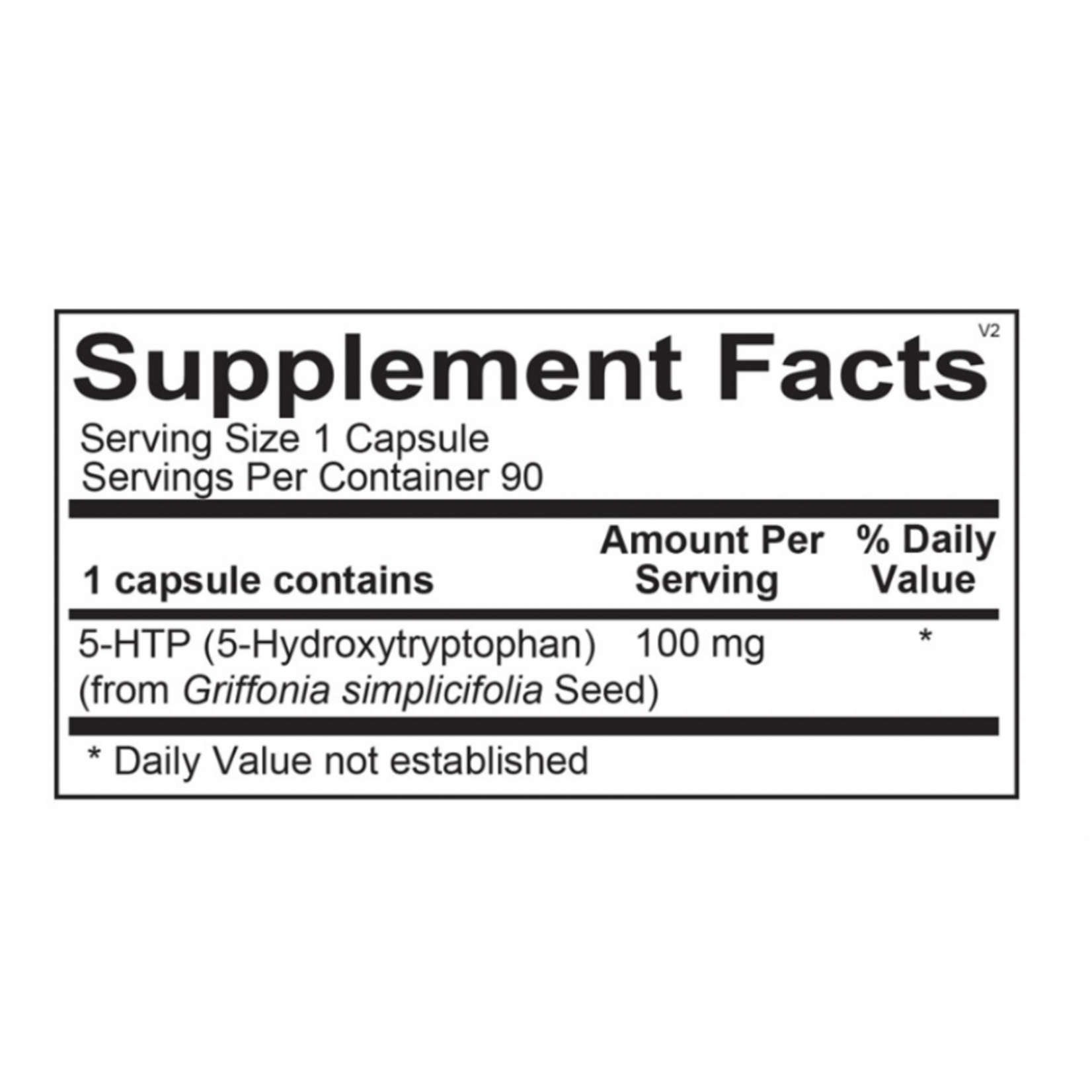 Ortho Molecular Products 5-HTP 100mg 90c Ortho Molecular