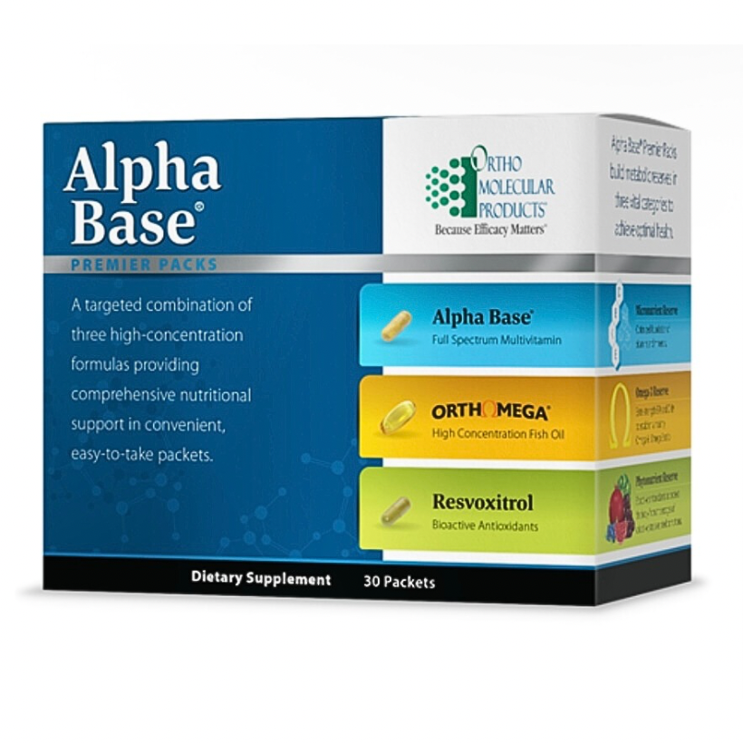 Alpha Base Premier Packs 30c Ortho Molecular - Arcana Empothecary