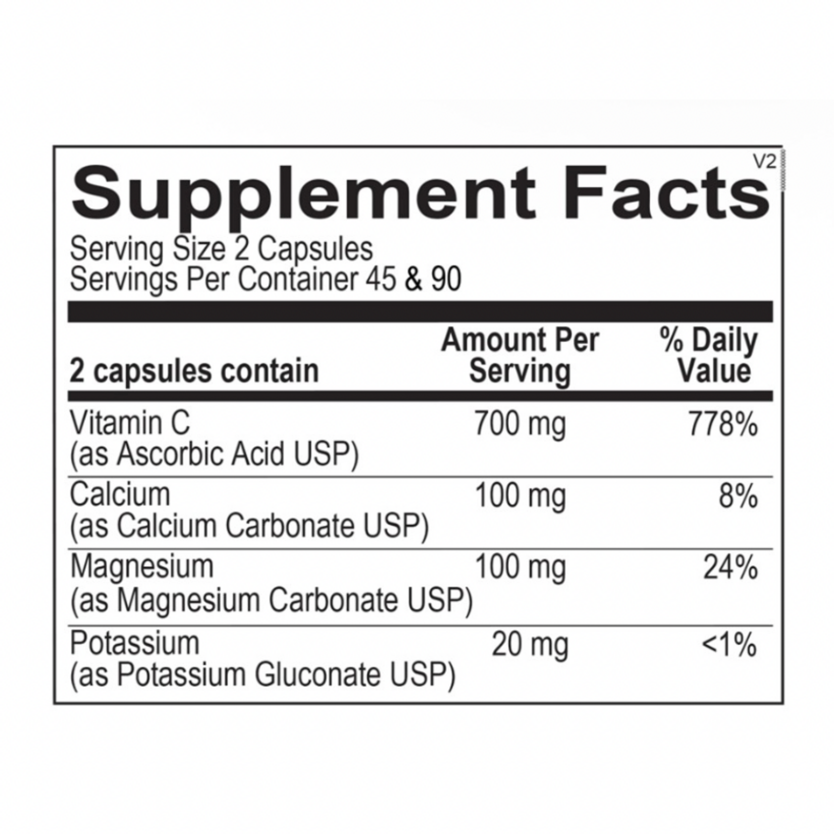 Ortho Molecular Products Buffered C Capsules 180c Ortho Molecular