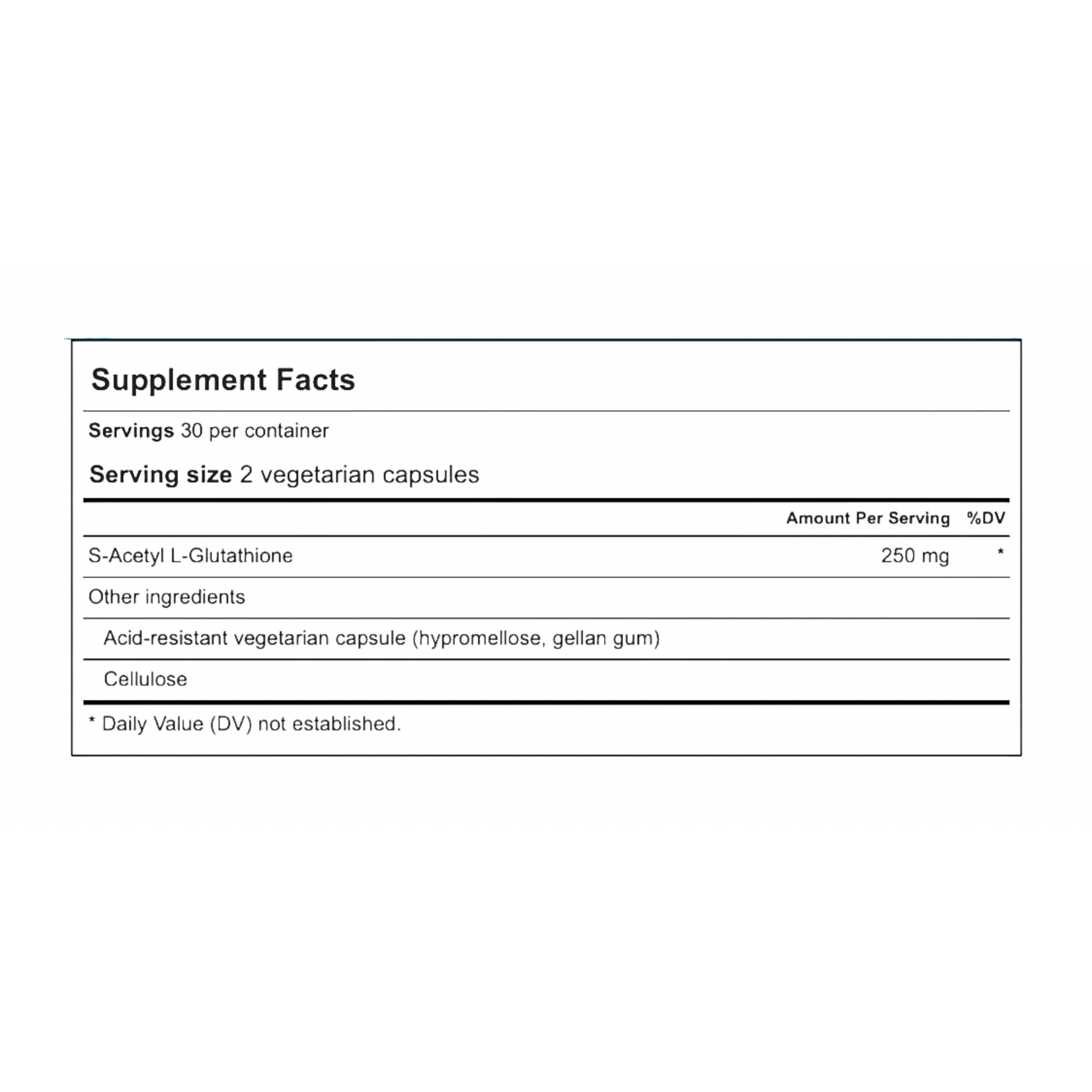 Apex Energetics AC-Glutathione 250 K117 Apex