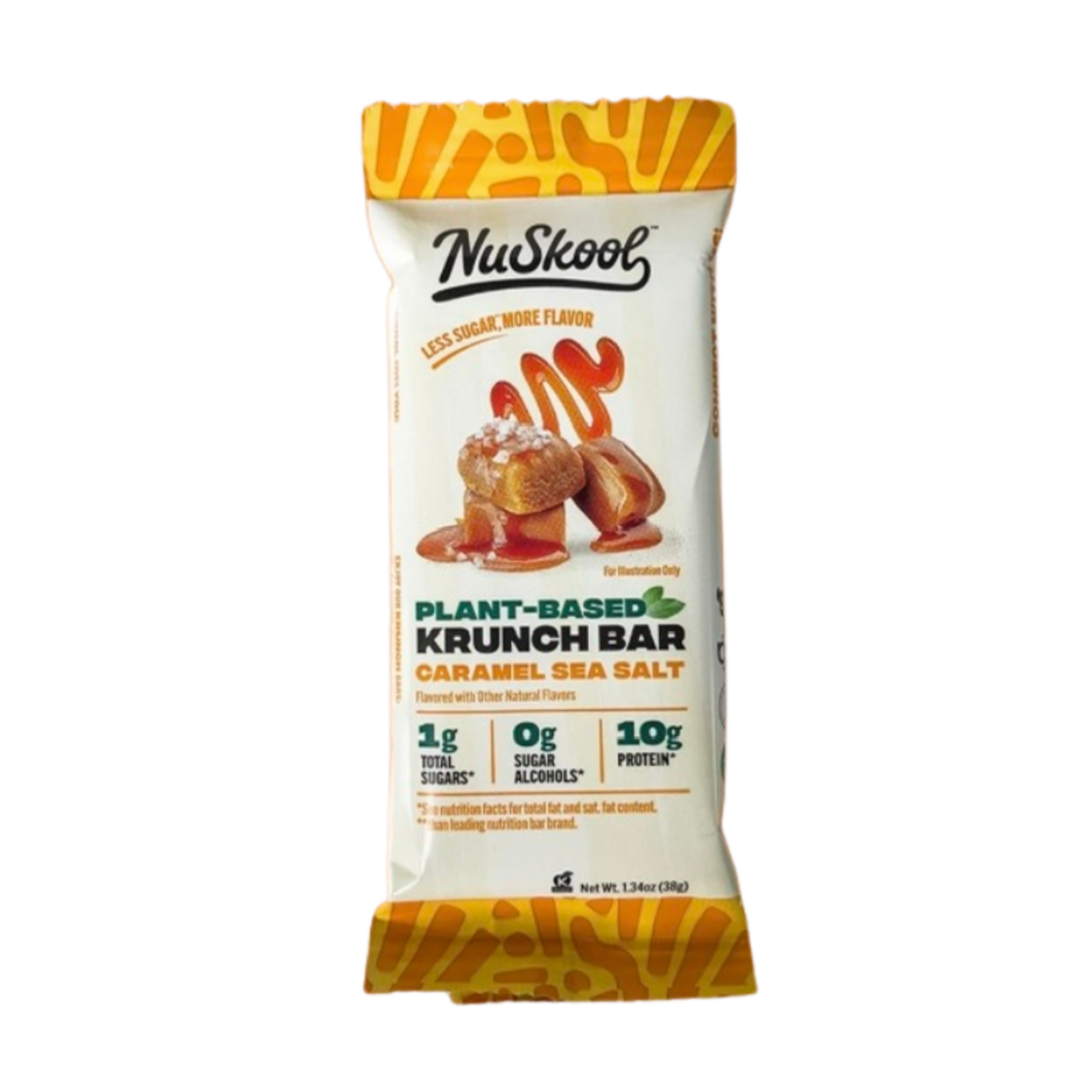 NuSkool Snacks Caramel Sea Salt Krunch Bar NuSkool