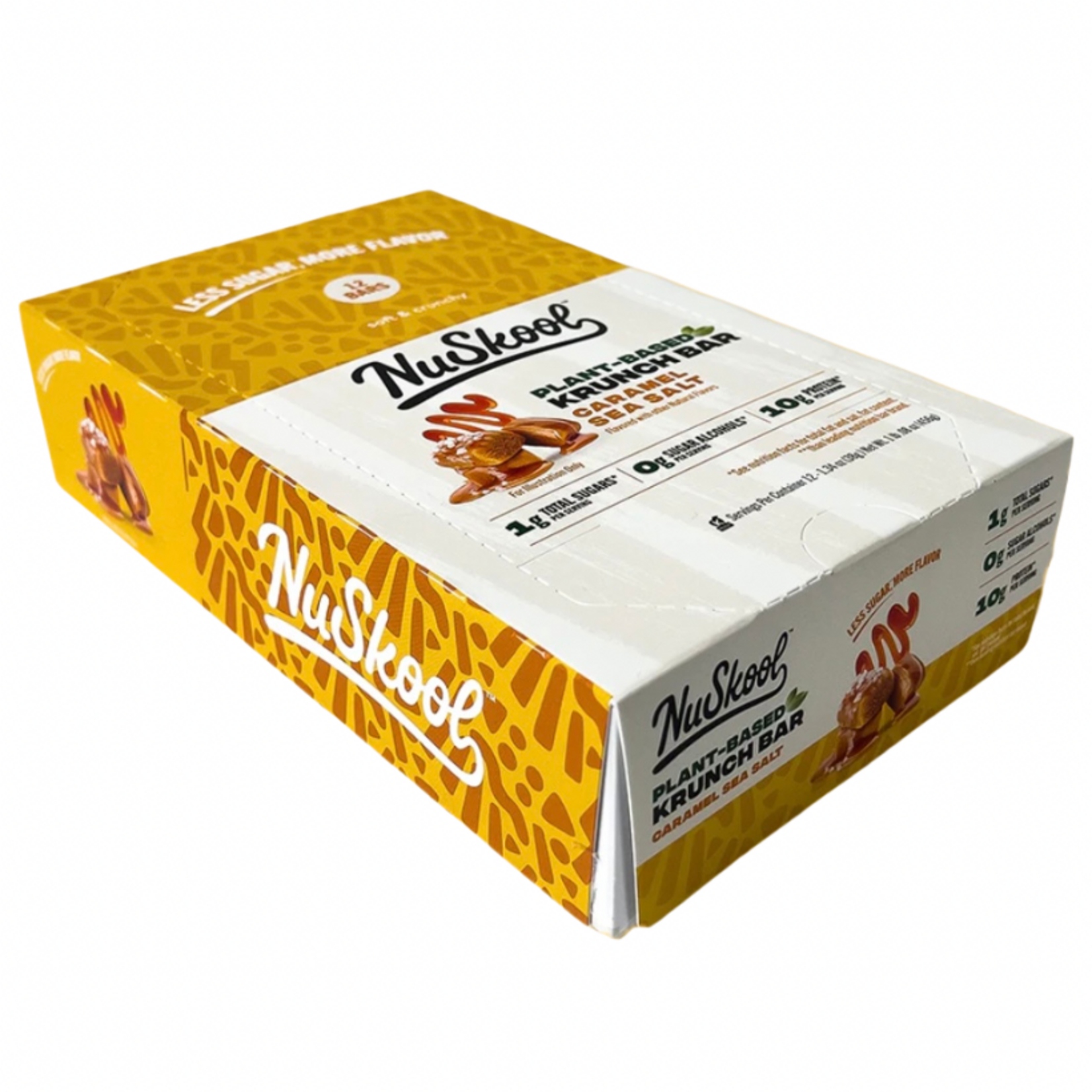 NuSkool Snacks Caramel Sea Salt Krunch Bar NuSkool 12ct box