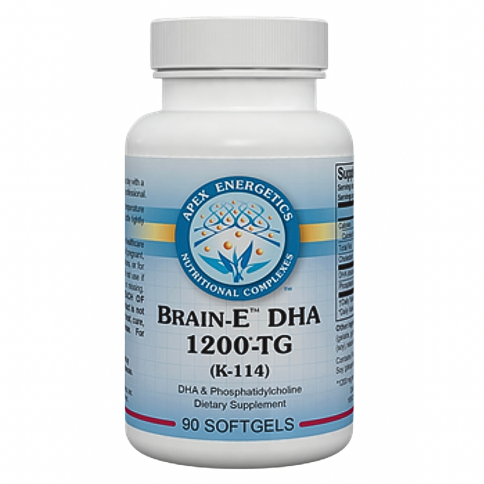Apex Energetics Brain-E DHA 1200-TG K114 90c Apex