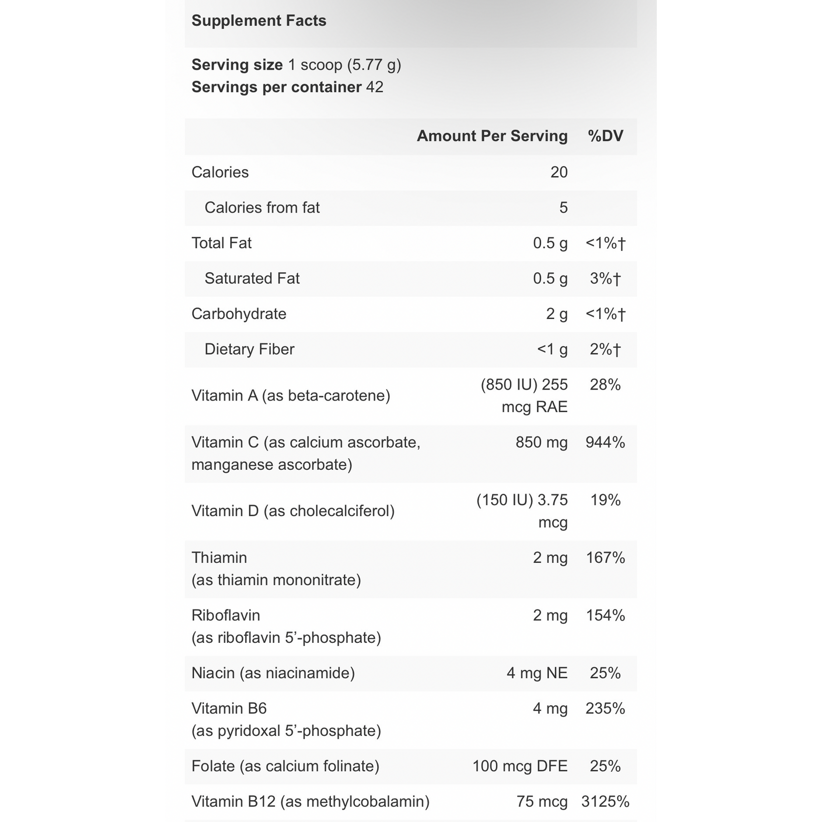 Apex Energetics ClearVite-GLB 0.52lb K108 Apex Energetics