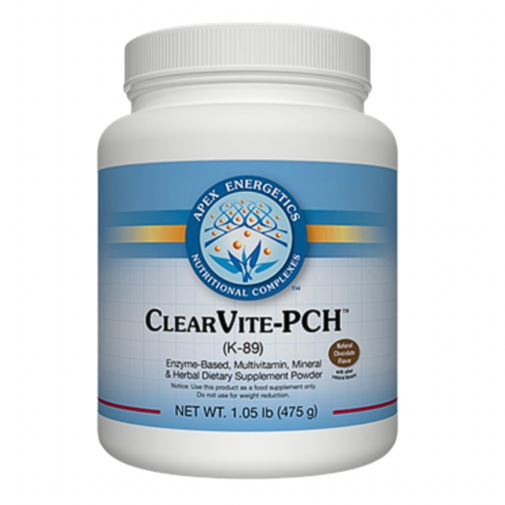 Apex Energetics ClearVite-PCH Chocolate 1.05lb K-89 Apex Energetics