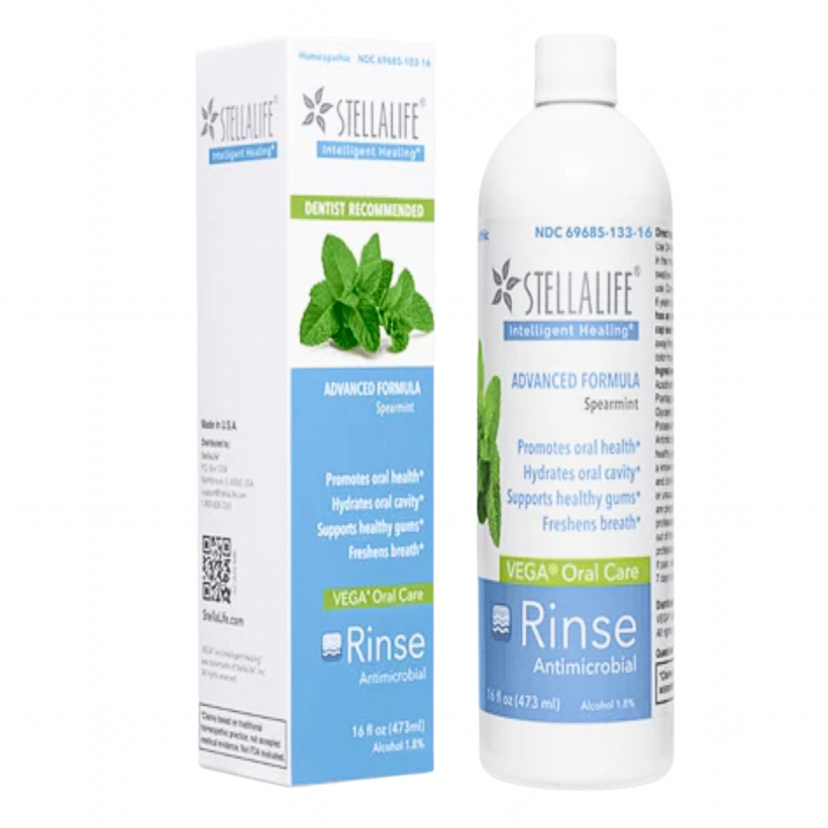 Stellalife VEGA Oral Care Spearmint Rinse StellaLife