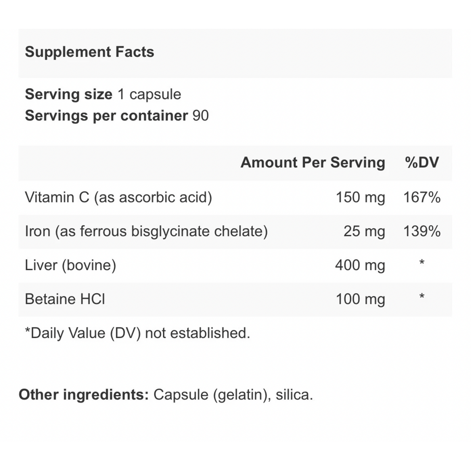 Apex Energetics HemeVite Plus K116 90c Apex Energetics
