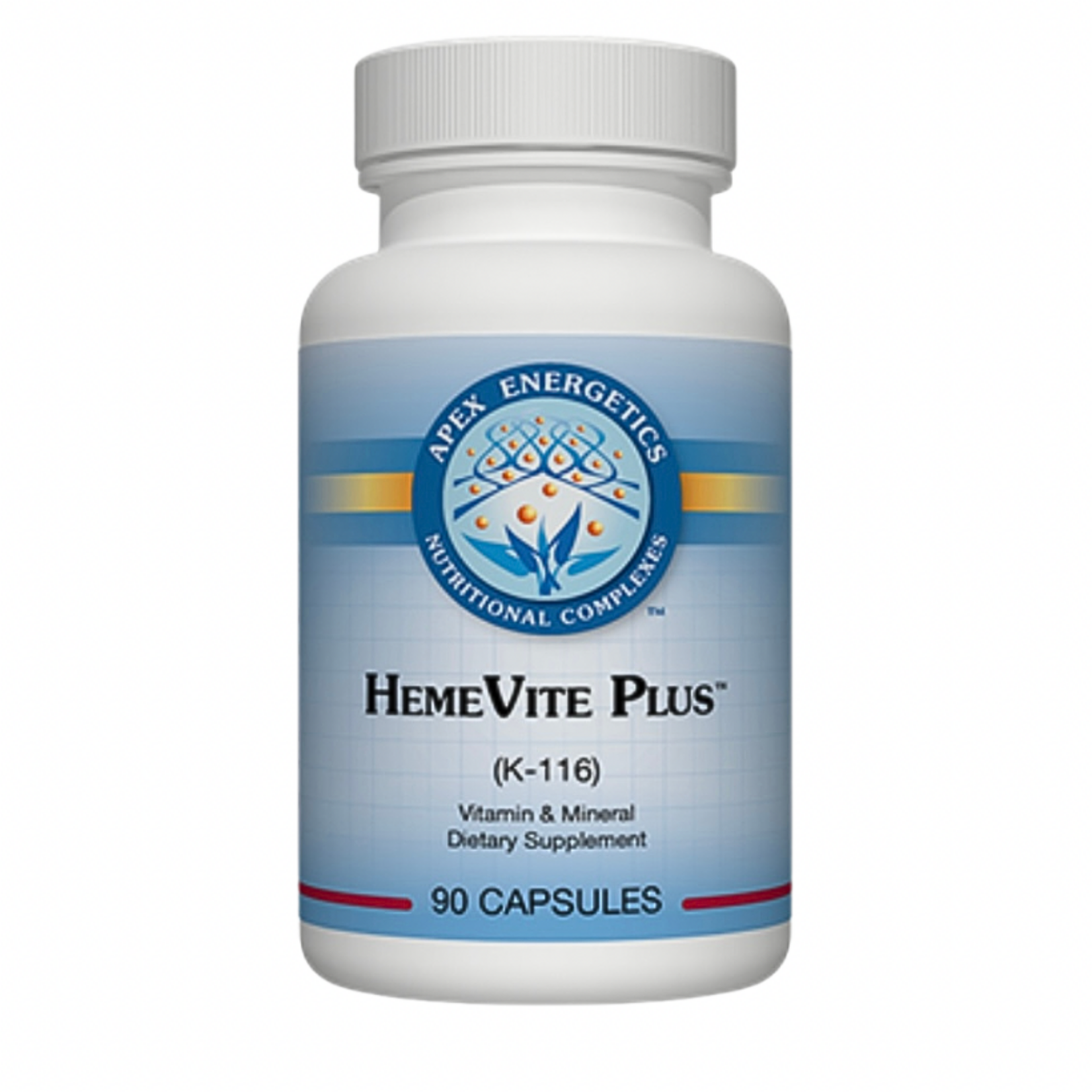 Apex Energetics HemeVite Plus K116 90c Apex Energetics