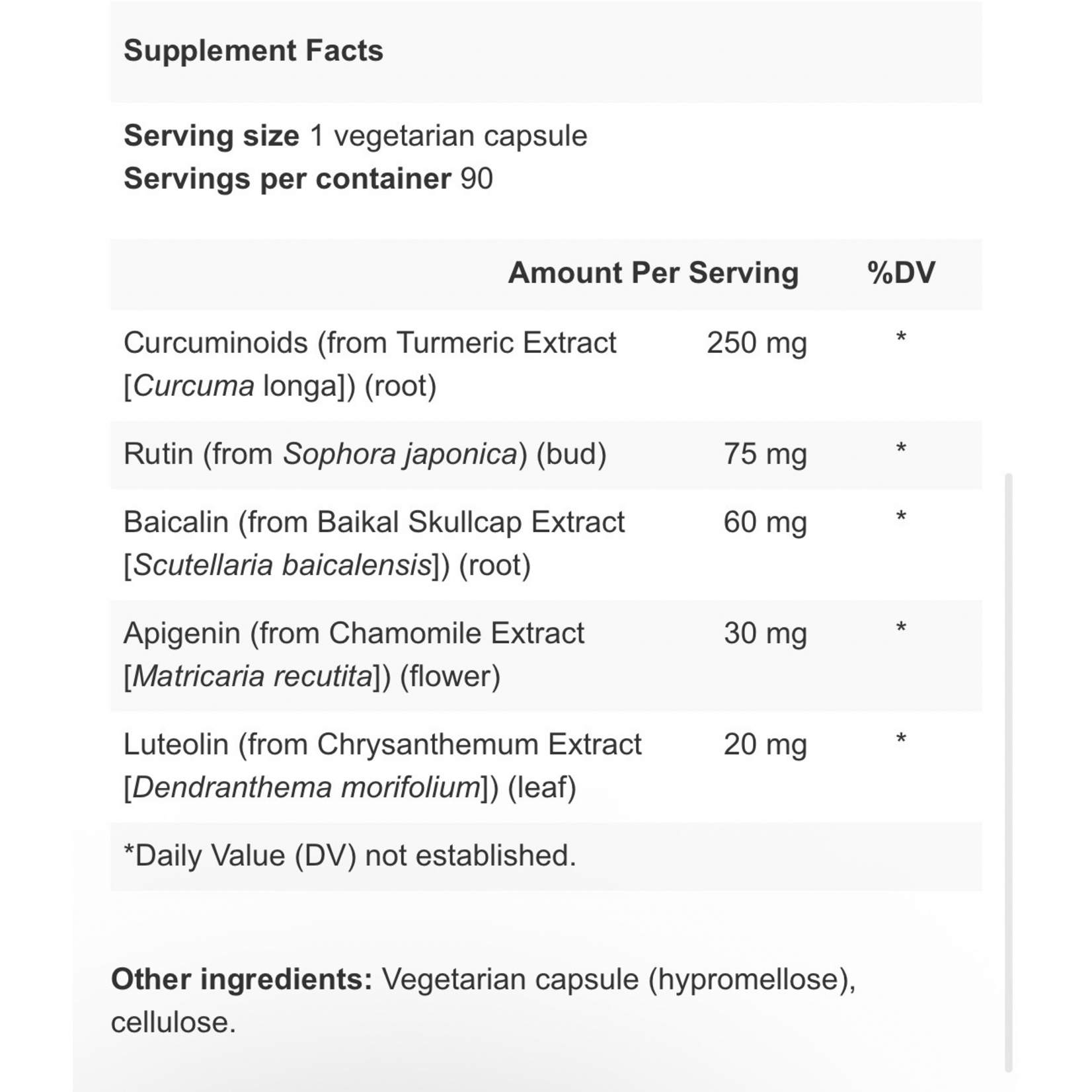 Apex Energetics NeuroFlam-NT K77 90c Apex Energetics