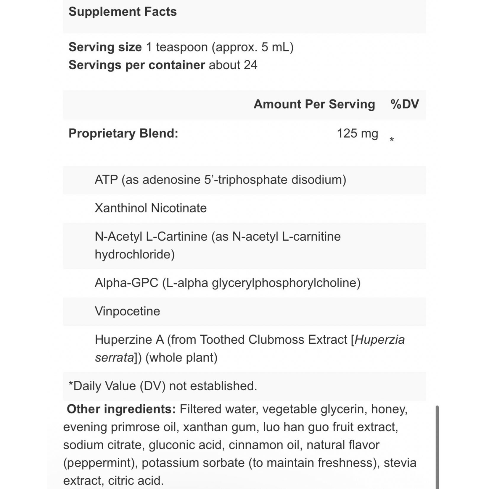 Apex Energetics Nitric Balance-SM Peppermint K82 4 fl oz Apex Energetics