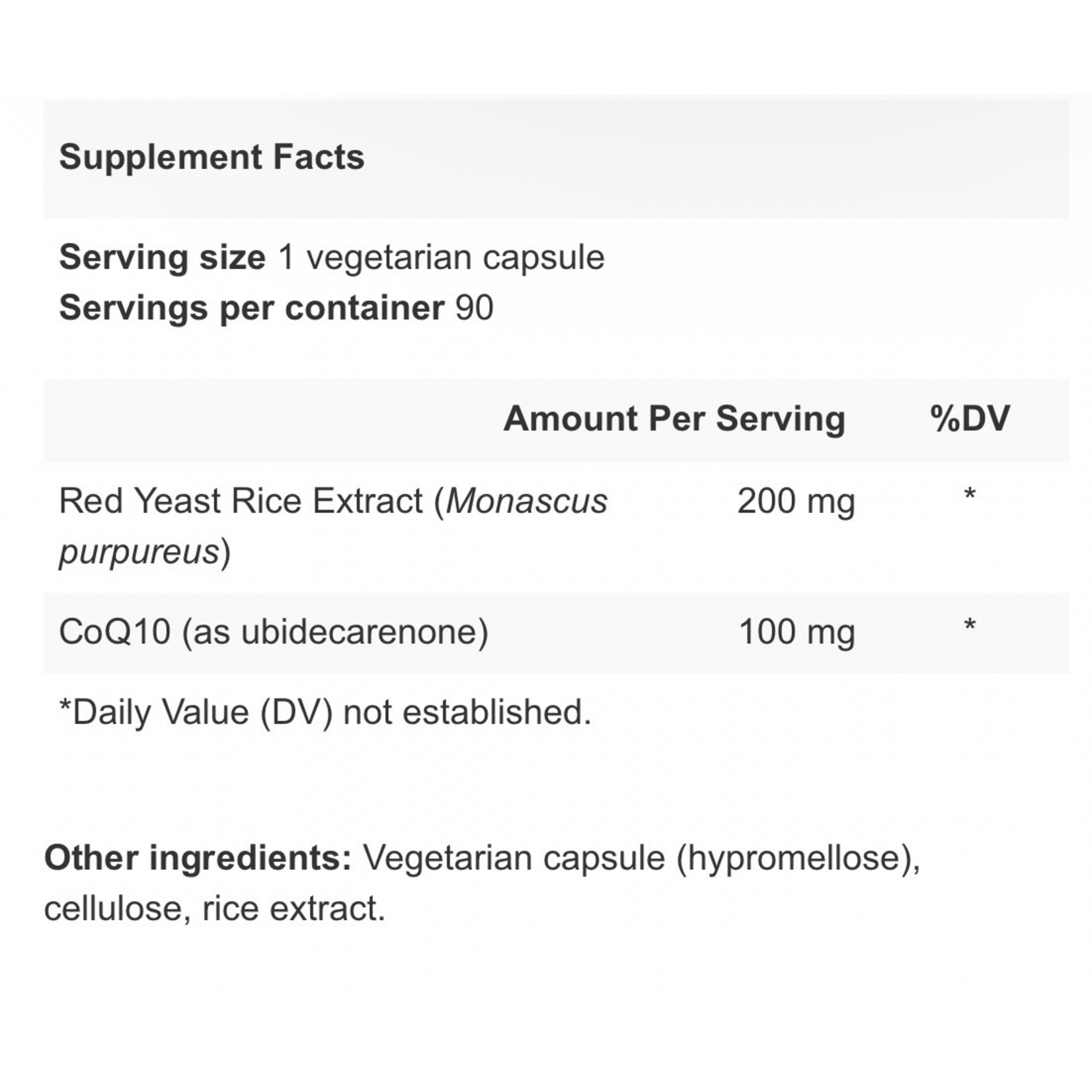 Apex Energetics Red Yeast Rice Q-Caps K96 90c Apex Energetics