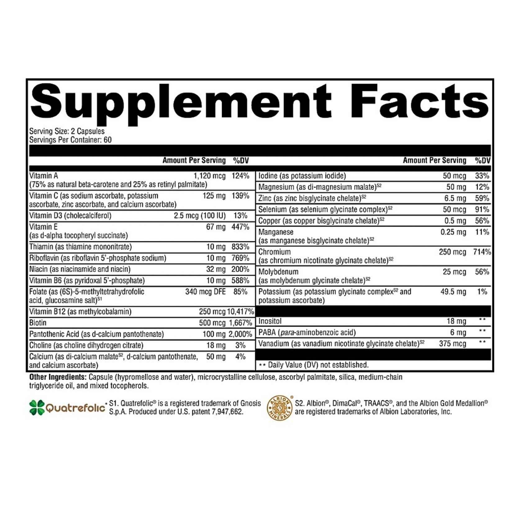 Xymogen ActivNutrients without Iron 120c Xymogen *sale*