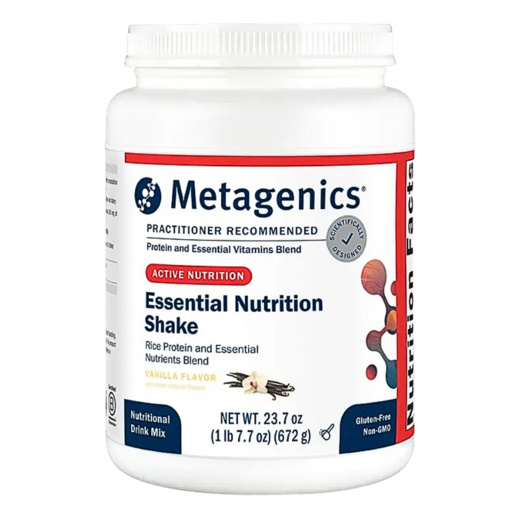 Metagenics Essential Nutrition Shake (formerly UltraMeal Rice Vanilla) 25oz Metagenics *sale*
