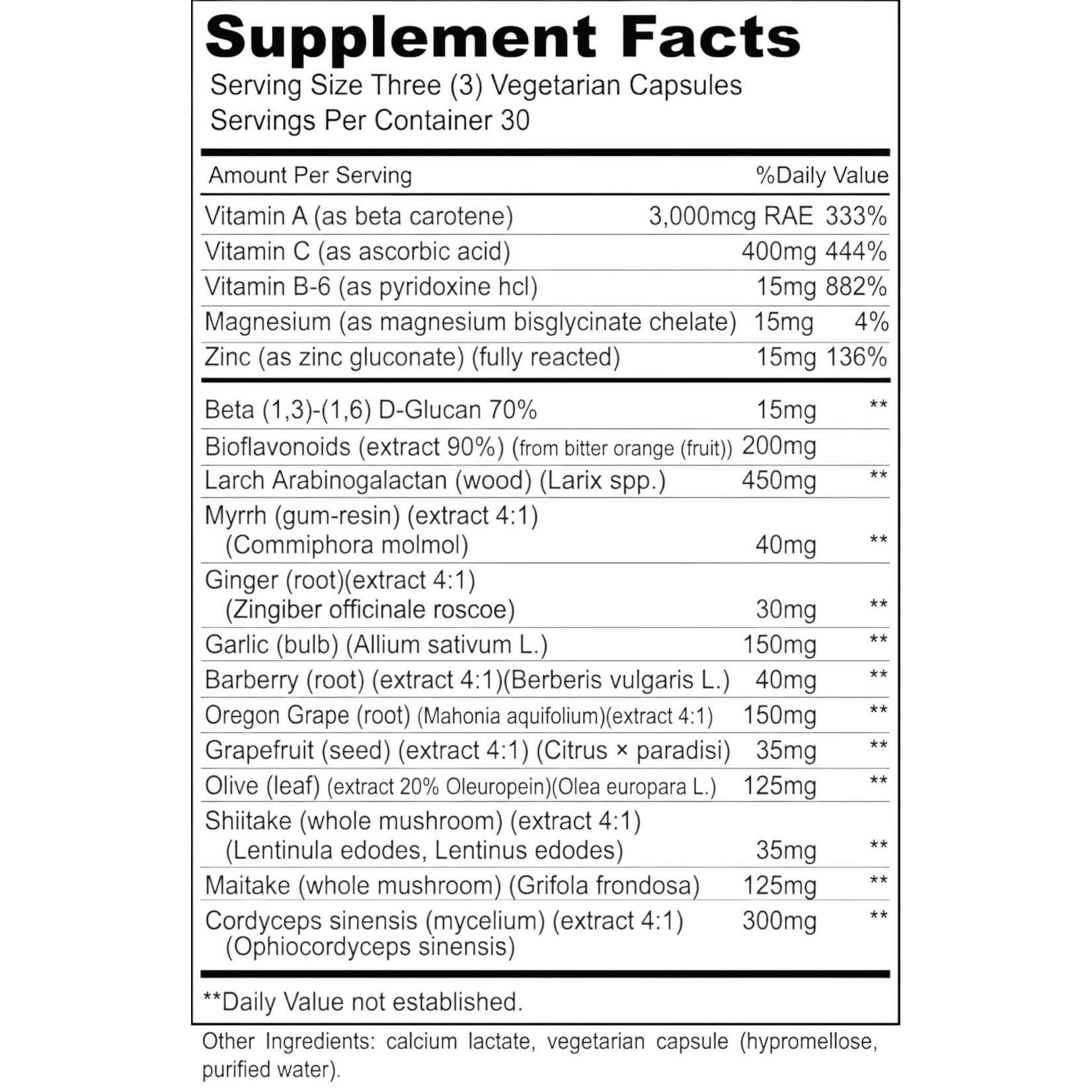 Priority One Biotic Extra 90c Priority One *sale*