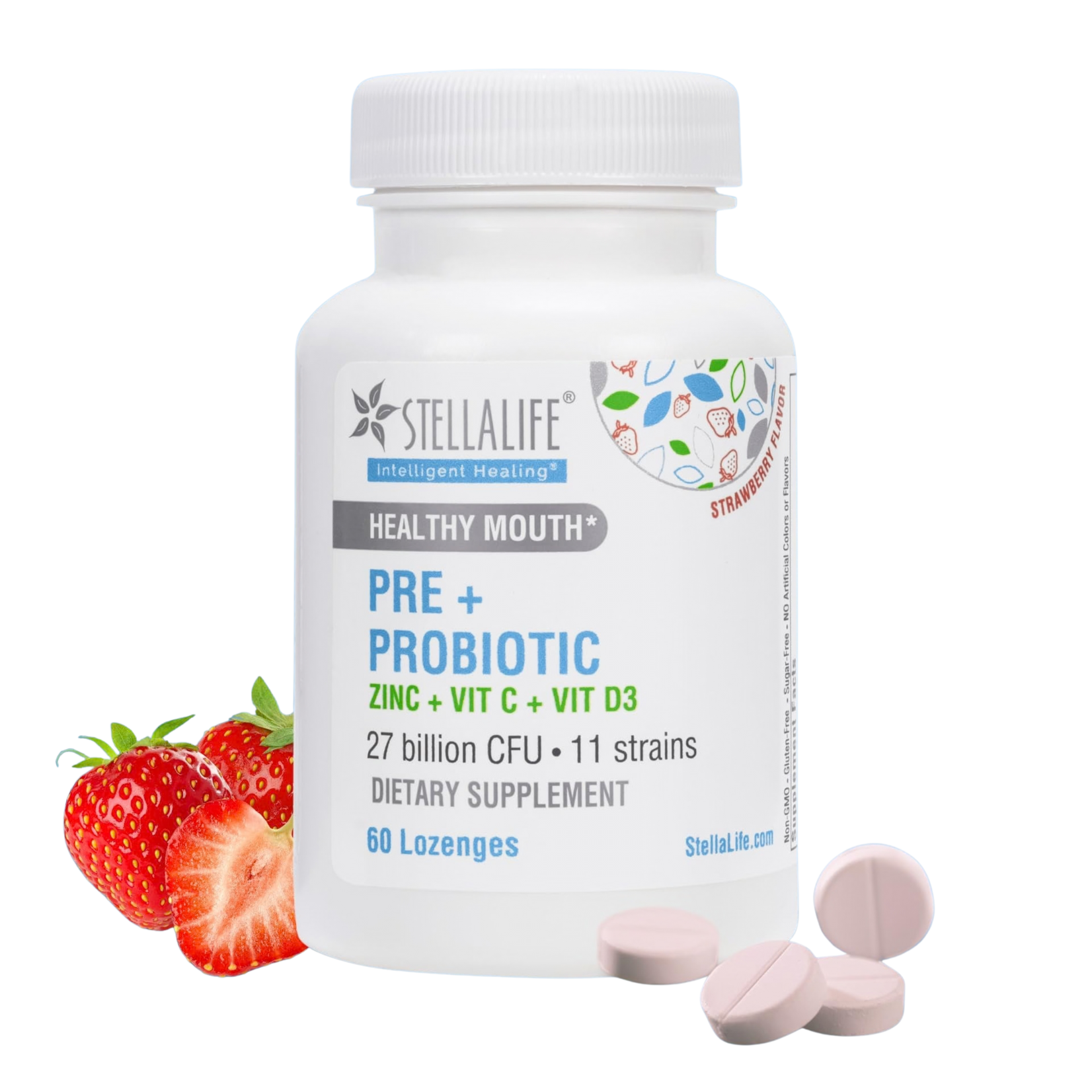 Stellalife Pre + Probiotic Zinc + Vit C + Vit D3 27 billion CFU 60c StellaLife