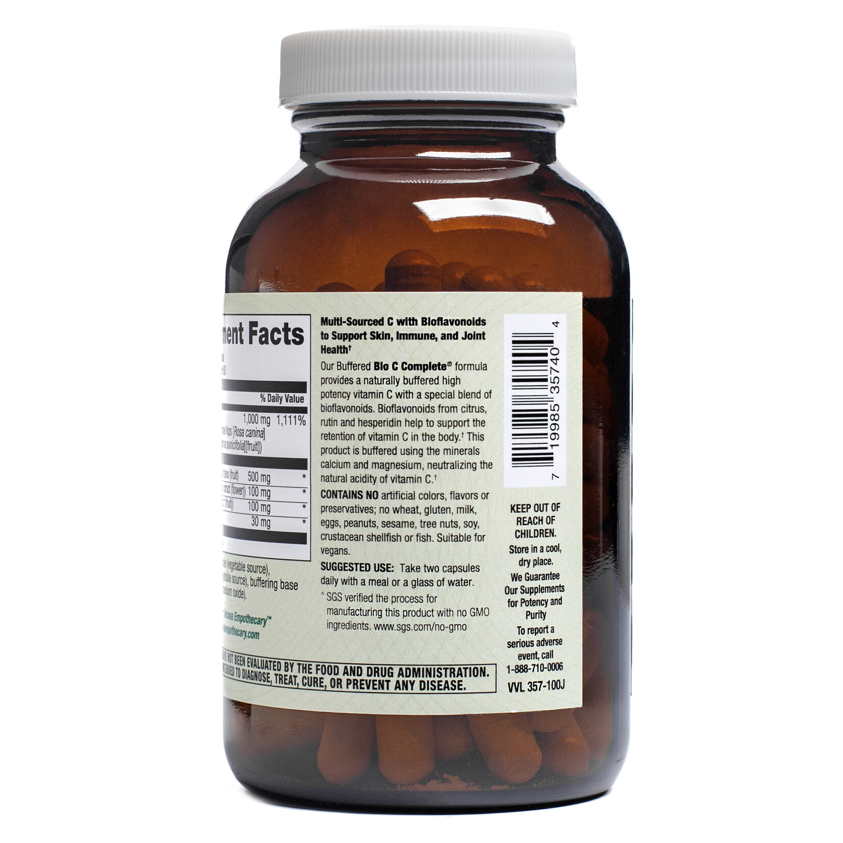 Arcana Empothecary Bio C Complete 500mg 100t Arcana