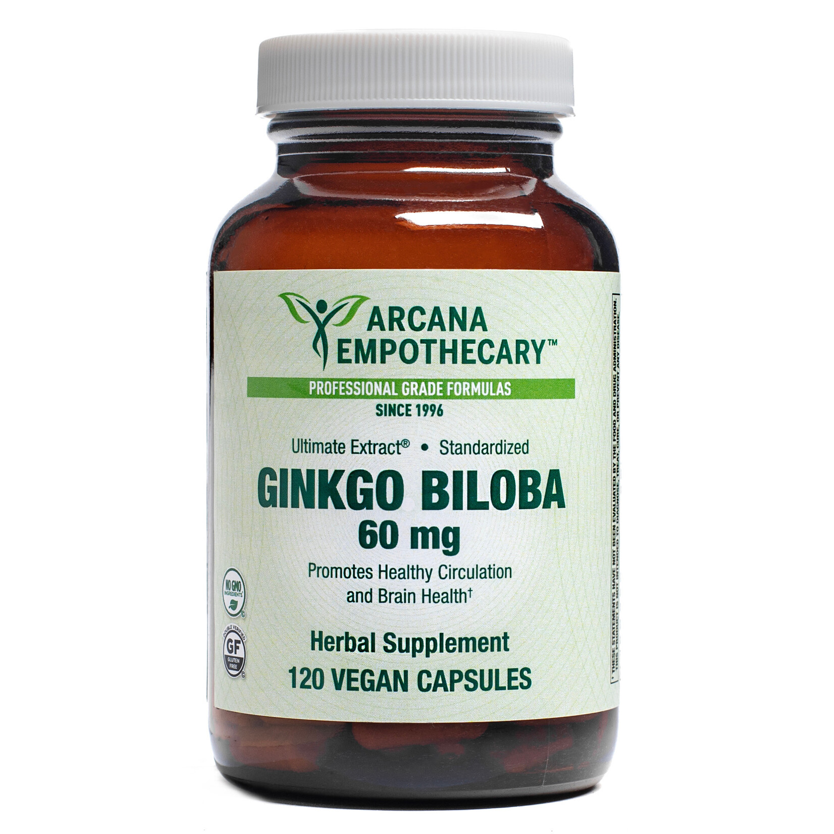 Arcana Empothecary Ginkgo Biloba 60mg 120vc Arcana