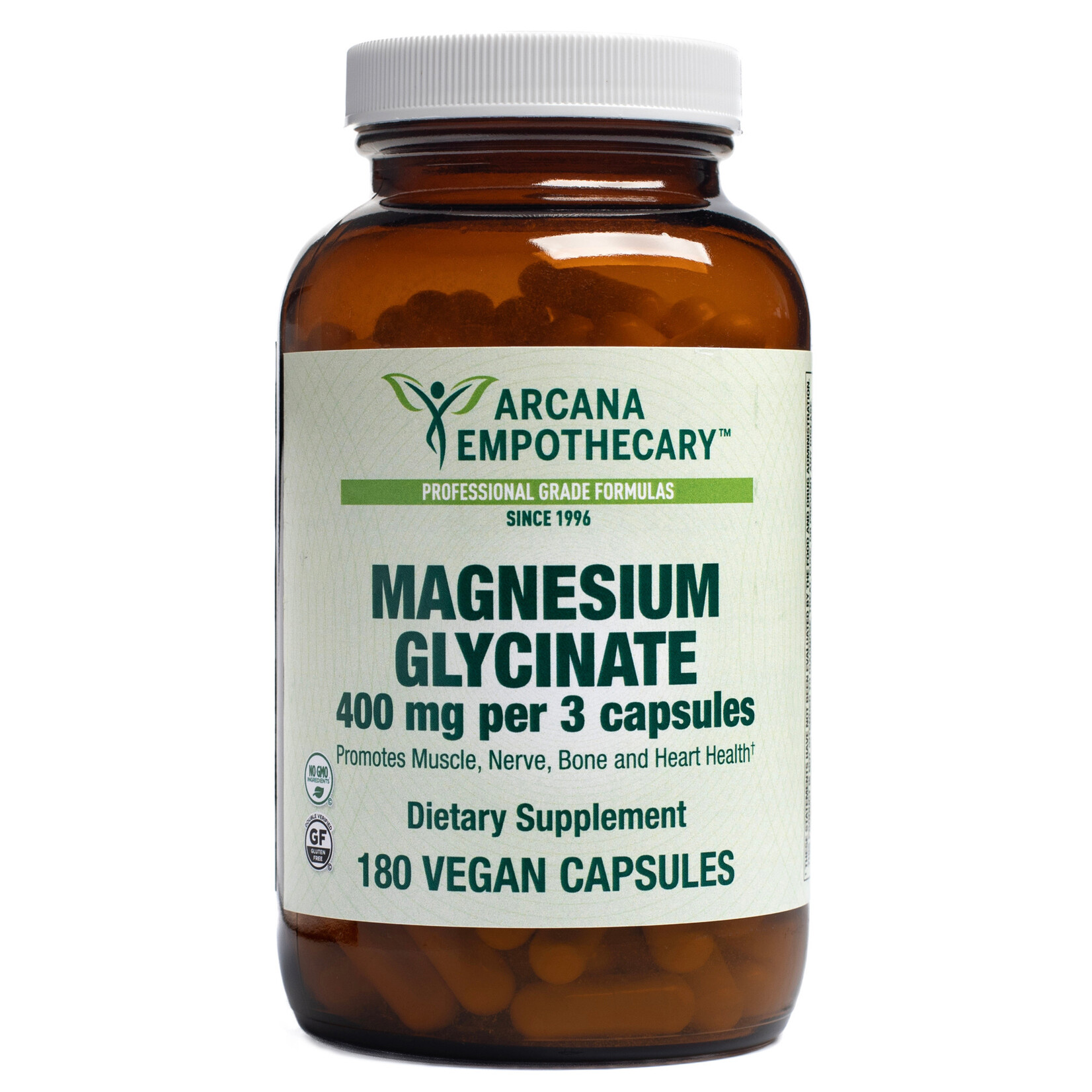 Arcana Empothecary Magnesium Glycinate 400mg 180c Arcana