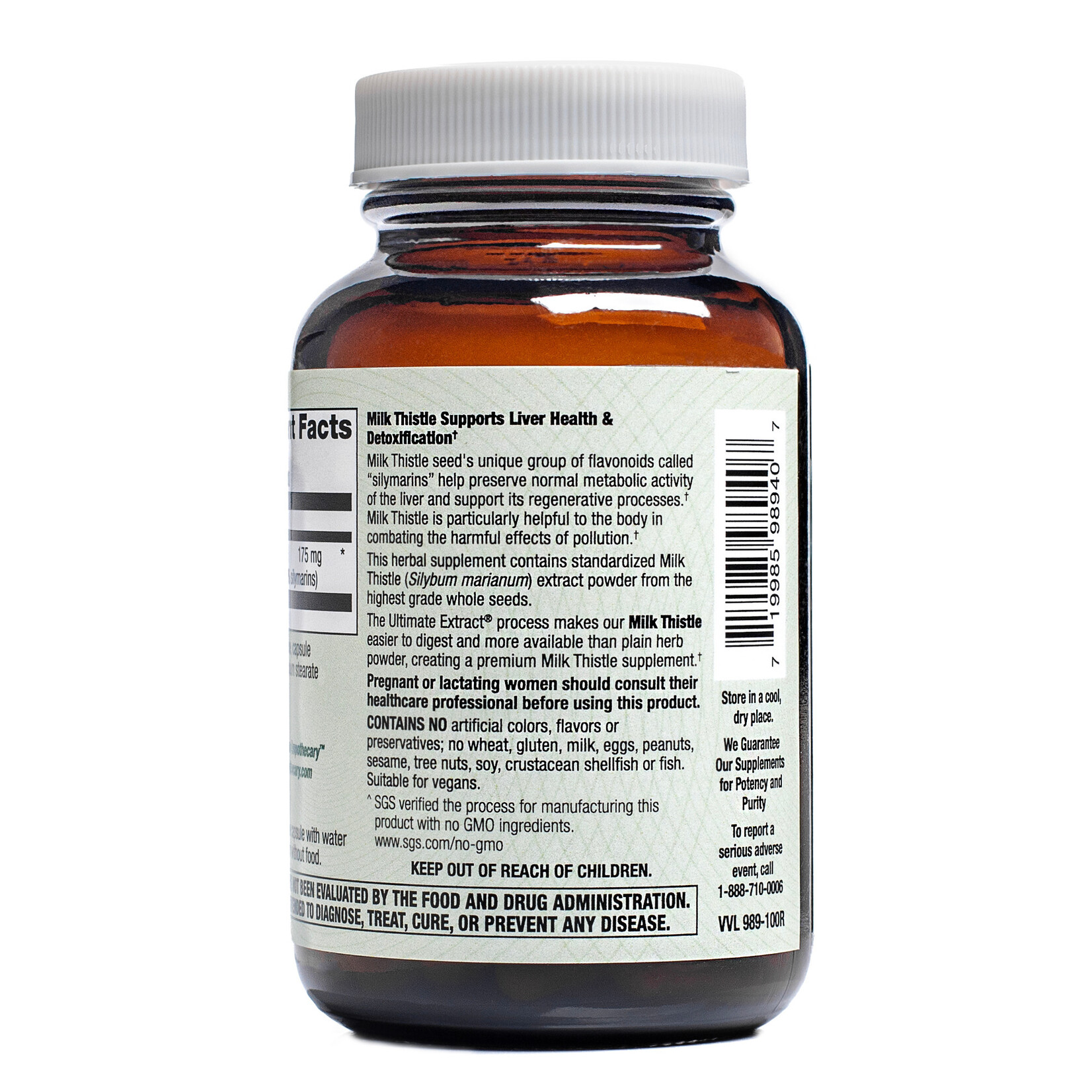 Arcana Empothecary Milk Thistle 175mg 100c Arcana