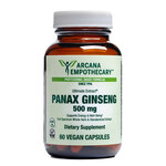 Arcana Empothecary Panax Ginseng 500mg 60c Arcana