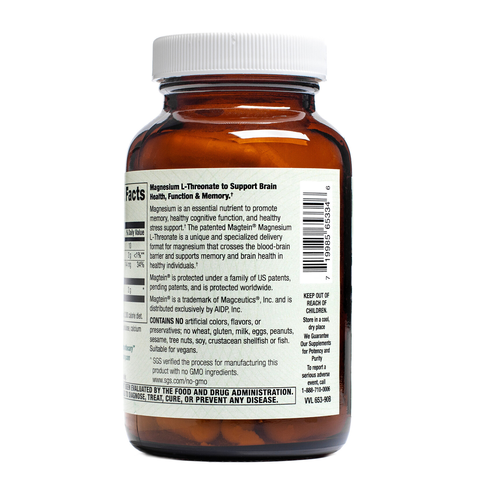 Arcana Empothecary Magnesium L-Threonate 144mg 90c Arcana