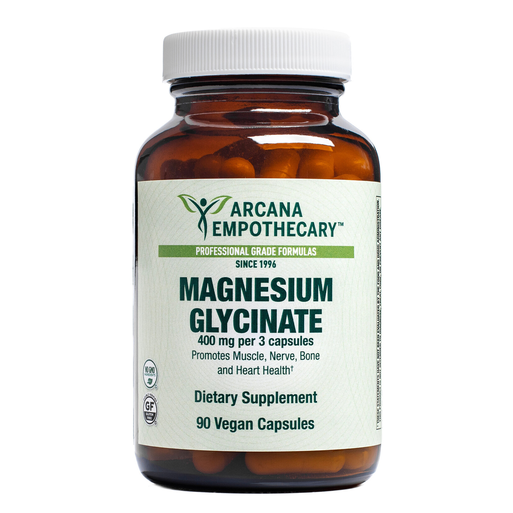 Arcana Empothecary Magnesium Glycinate 400mg 90c Arcana