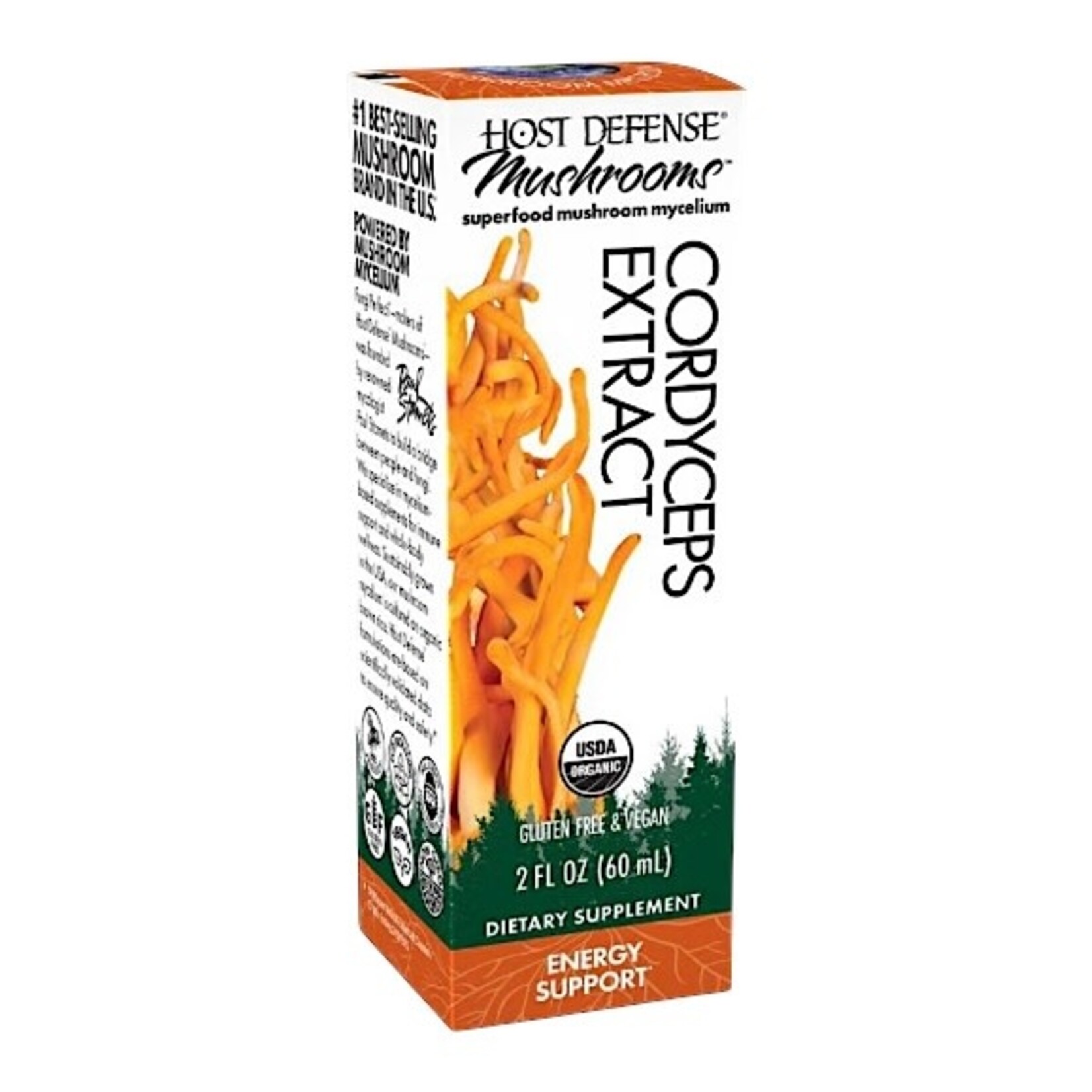 Host Defense (Fungi Perfecti) Cordyceps Extract 2oz Host Defense