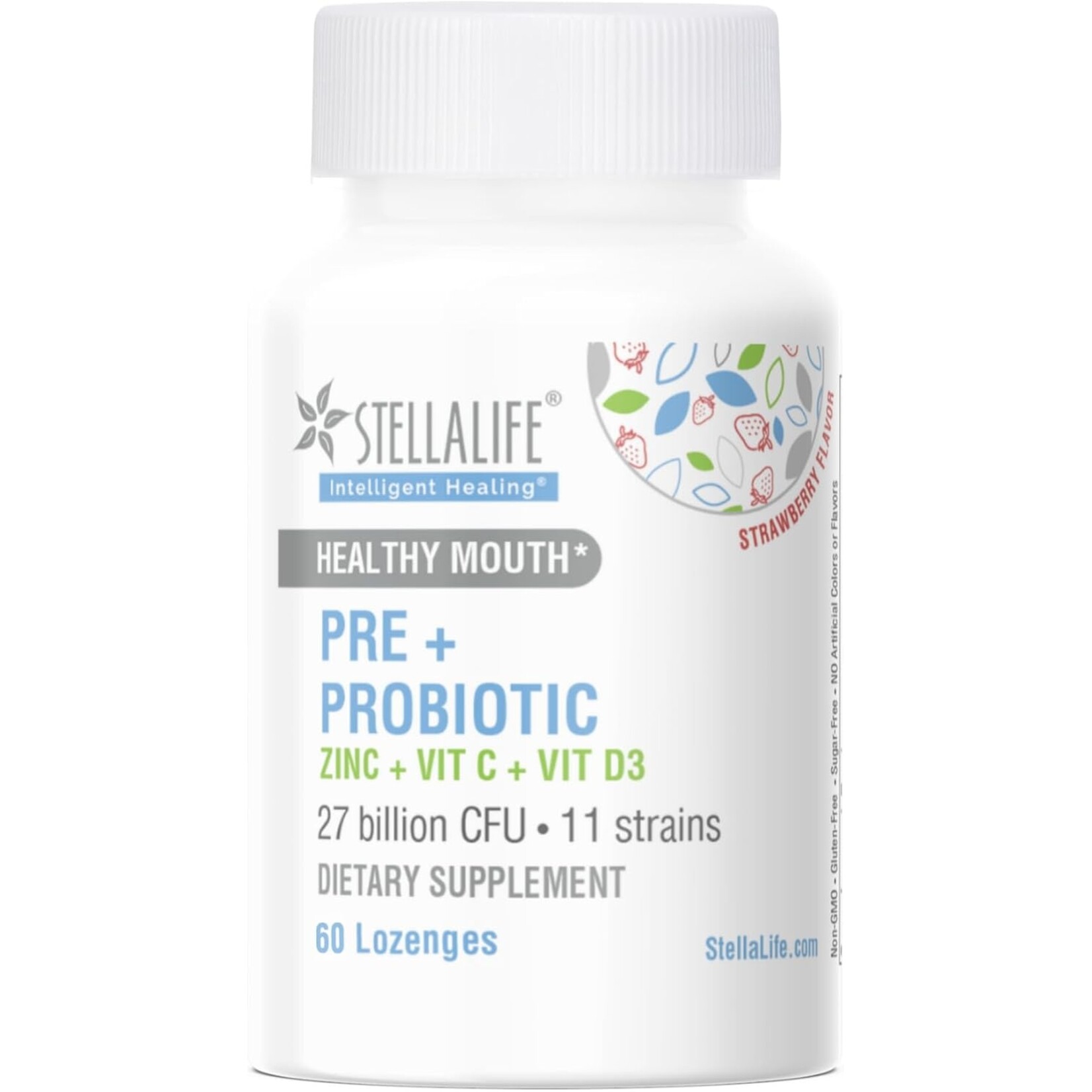 Stellalife Pre + Probiotic Zinc + Vit C + Vit D3 27 billion CFU 60c StellaLife