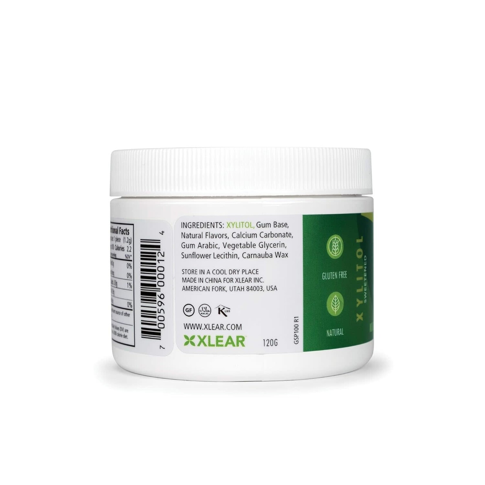 Xlear, Inc. Spry Chewing Gum Spearmint 100c Xlear