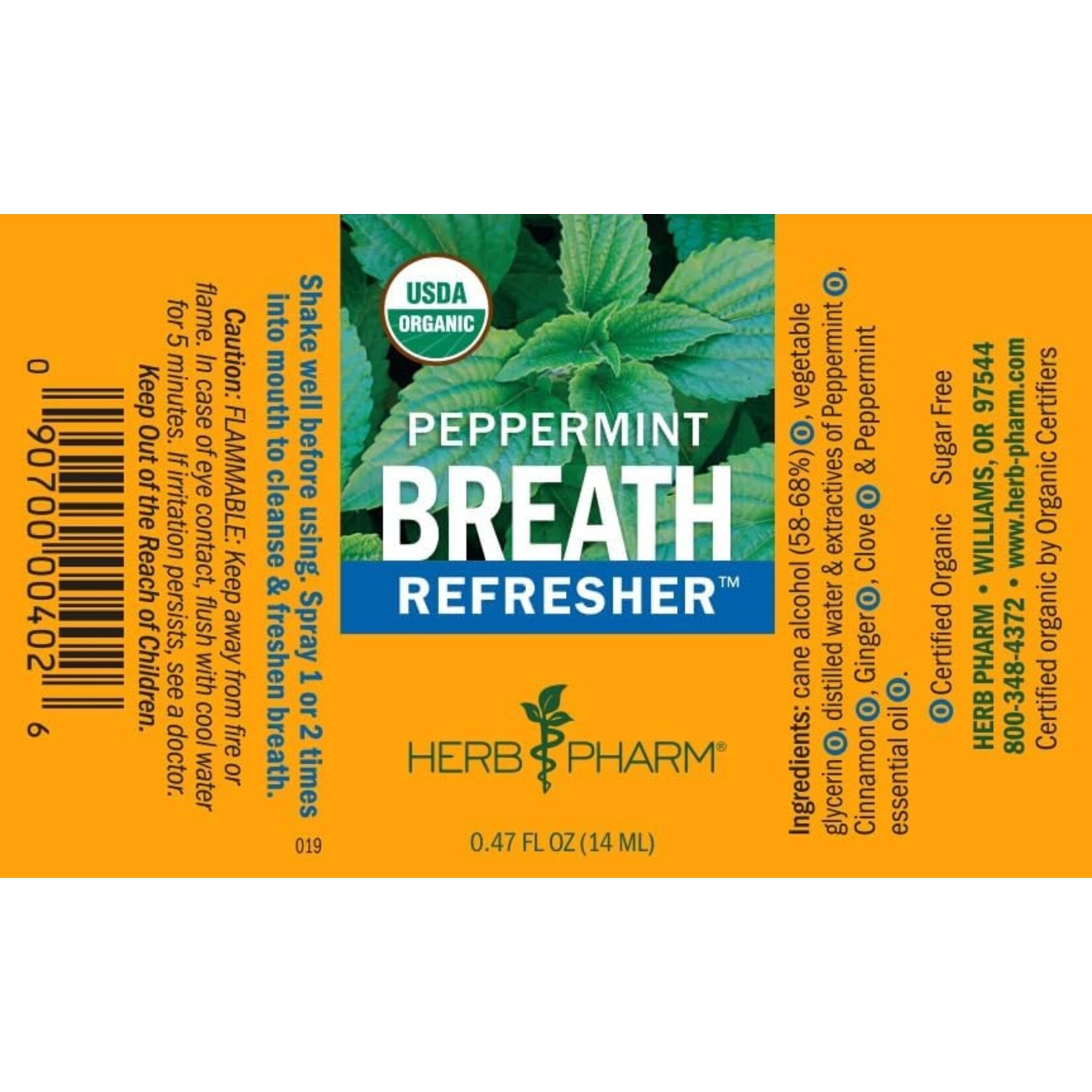 Herb Pharm Breath Refresher Spearmint Herb Pharm